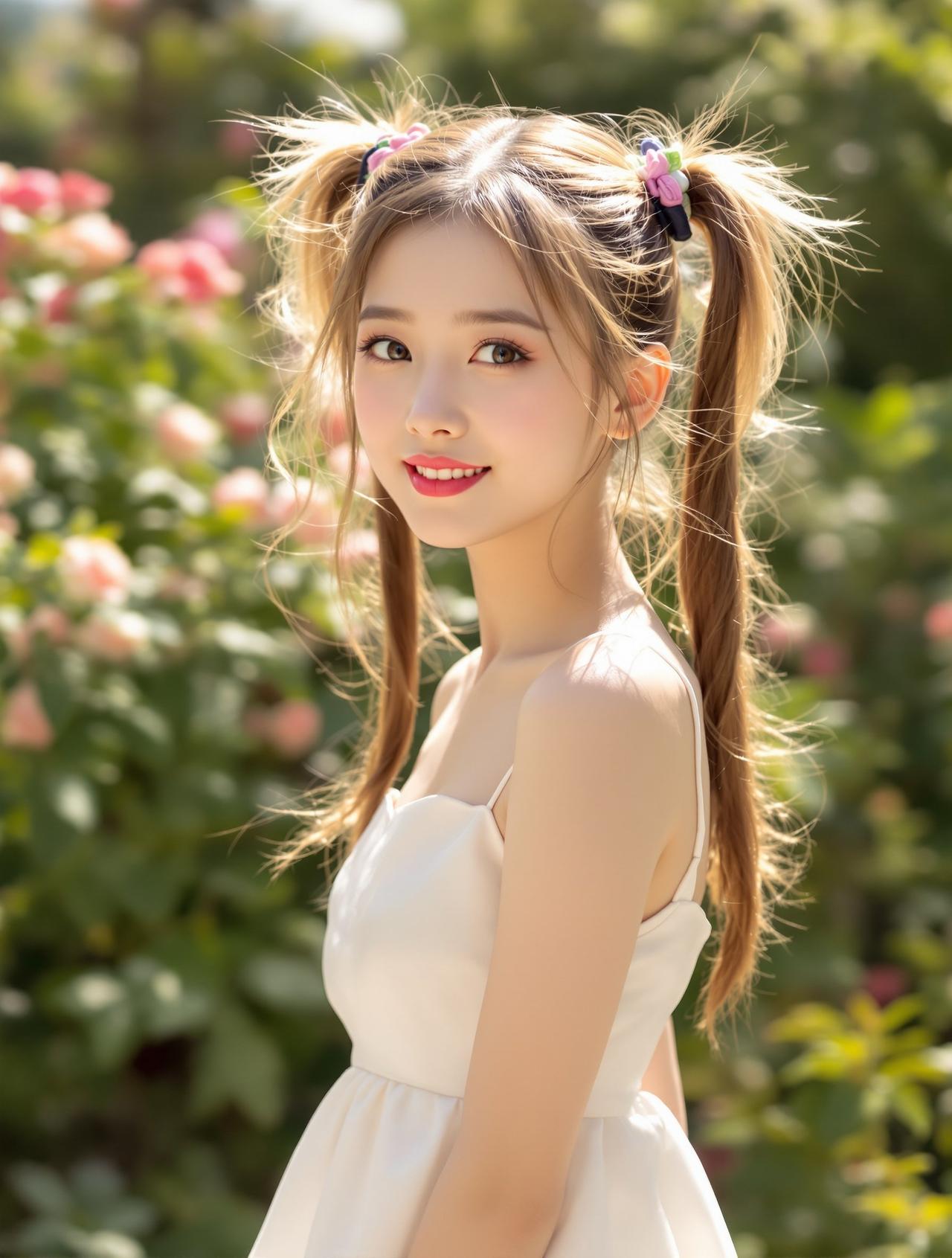 甜美双马尾少女 · 阳光午后